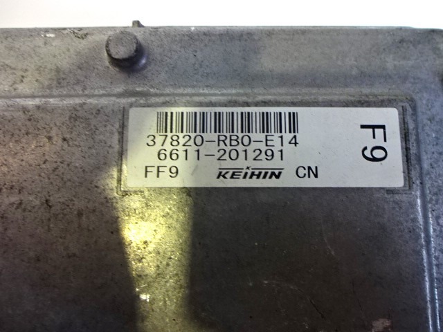 KOMPLET ODKLEPANJE IN VZIG  OEM N. 30358 KIT ACCENSIONE AVVIAMENTO ORIGINAL REZERVNI DEL HONDA JAZZ GE GG GP ZA MK3 (2008 - 2013)BENZINA LETNIK 2009