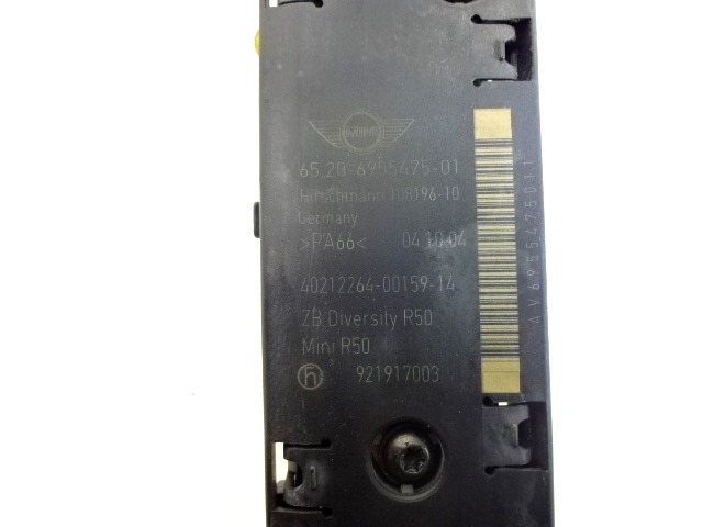 OJACEVALEC / ANTENA OEM N. 65206955475 ORIGINAL REZERVNI DEL MINI ONE / COOPER / COOPER S R50 R52 R53 (2001-2006) DIESEL LETNIK 2004