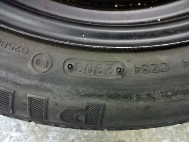 MALO REZERVNO KOLO OEM N.  ORIGINAL REZERVNI DEL JAGUAR X-TYPE X400 MK1 BER/SW (2001-2005) DIESEL LETNIK 2003