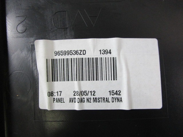 NOTRANJA OBLOGA SPREDNJIH VRAT OEM N. PNADTCTC4PICAMK1MV5P ORIGINAL REZERVNI DEL CITROEN C4 PICASSO/GRAND PICASSO MK1 (2006 - 08/2013) DIESEL LETNIK 2012