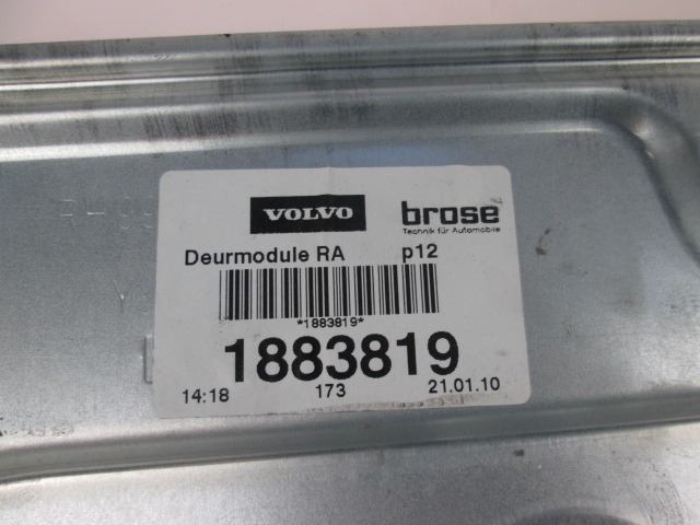 MEHANIZEM ZA ZADNJA VRATA  OEM N. 31253516 ORIGINAL REZERVNI DEL VOLVO V50 545 R (2007 - 2012) DIESEL LETNIK 2011