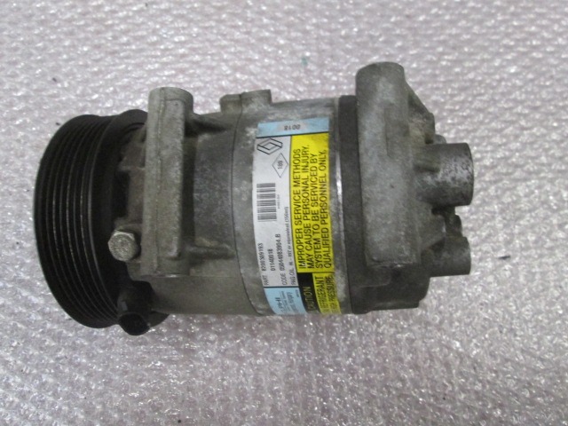 KOMPRESOR KLIME  OEM N. 8200309193 ORIGINAL REZERVNI DEL RENAULT MEGANE MK2 BM0/1 CM0/1 EM0/1 KM0/1 LM0/1 BER/GRANDTOUR  (10/2002 - 02/2006) DIESEL LETNIK 2005