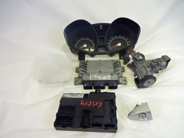 KOMPLET ODKLEPANJE IN VZIG  OEM N. 28238 KIT ACCENSIONE AVVIAMENTO ORIGINAL REZERVNI DEL FORD FIESTA CB1 CNN MK6 (09/2008 - 11/2012) BENZINA/GPL LETNIK 2009