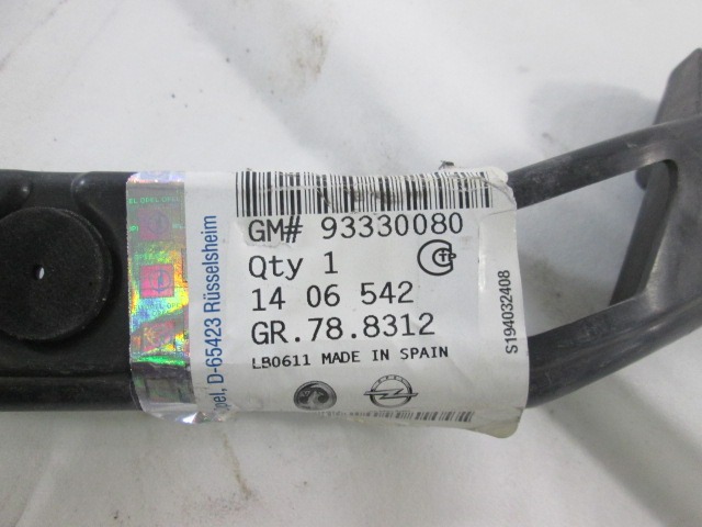 NOSILCI ZADNJEGA ODBIJACA  OEM N. 93330080 ORIGINAL REZERVNI DEL OPEL MERIVA A X03 (2003 - 2006) DIESEL LETNIK 2004