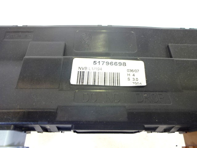 KONTROLA UDOBJA (BLUE & ME) OEM N. 51796698 ORIGINAL REZERVNI DEL FIAT CROMA 194 MK2 (2005 - 10/2007)  DIESEL LETNIK 2007