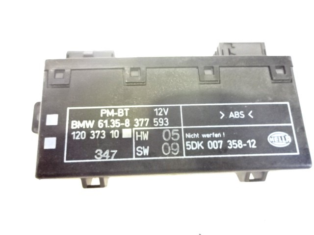 RACUNALNIK VRAT IN STEKEL OEM N. 61358377593 ORIGINAL REZERVNI DEL BMW SERIE 5 E39 BER/SW (1995 - 08/2000) BENZINA LETNIK 1998