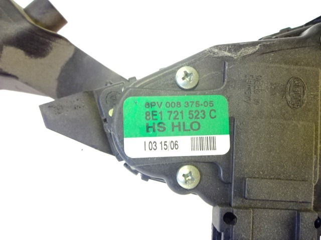 PEDALI OEM N. 8E1721523C ORIGINAL REZERVNI DEL AUDI A4 B7 8EC 8ED 8HE BER/SW/CABRIO (2004 - 2007) DIESEL LETNIK 2006