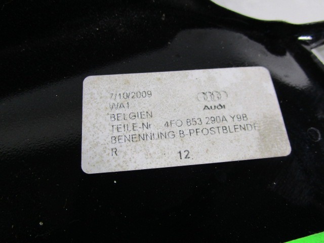 ZUNANJI PROFILI IN LETVE OEM N. 4F0853290A ORIGINAL REZERVNI DEL AUDI A6 C6 R 4F2 4FH 4F5 BER/SW/ALLROAD (10/2008 - 2011) DIESEL LETNIK 2010