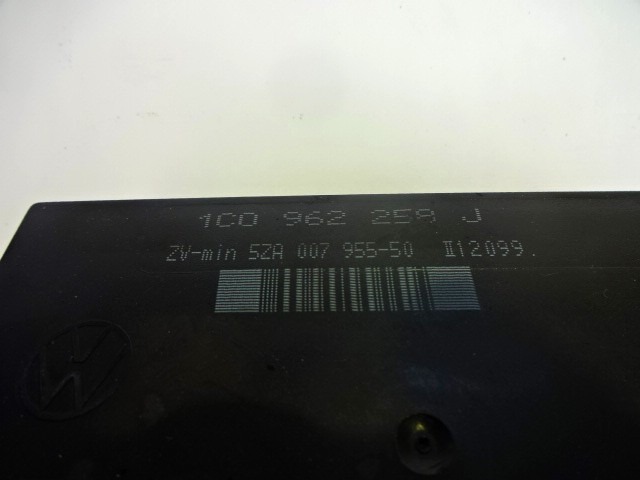KONTROLA UDOBJA (BLUE & ME) OEM N. 1C0962258J ORIGINAL REZERVNI DEL VOLKSWAGEN LUPO 6X1 6E1 (04/1999 - 05/2005) BENZINA LETNIK 1999
