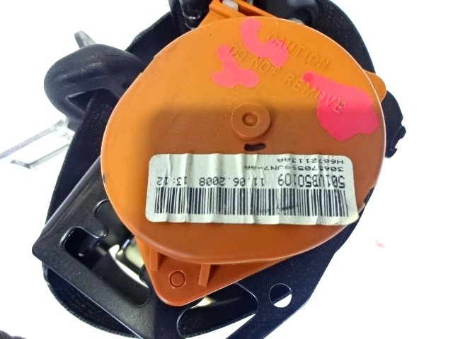 VARNOSTNI PAS OEM N. 501VB50109 ORIGINAL REZERVNI DEL OPEL AGILA B H08 (2008 - 2015)BENZINA LETNIK 2008