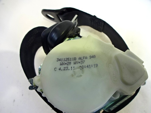 VARNOSTNI PAS OEM N. 156096763 ORIGINAL REZERVNI DEL ALFA ROMEO GIULIETTA 940 (2010 - 2020) DIESEL LETNIK 2011