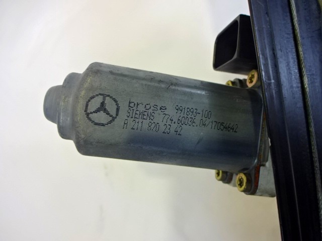 MEHANIZEM DVIGA ZADNJIH STEKEL  OEM N. A2118202342 ORIGINAL REZERVNI DEL MERCEDES CLASSE E W211 S211 BER/SW (03/2002 - 05/2006) DIESEL LETNIK 2004