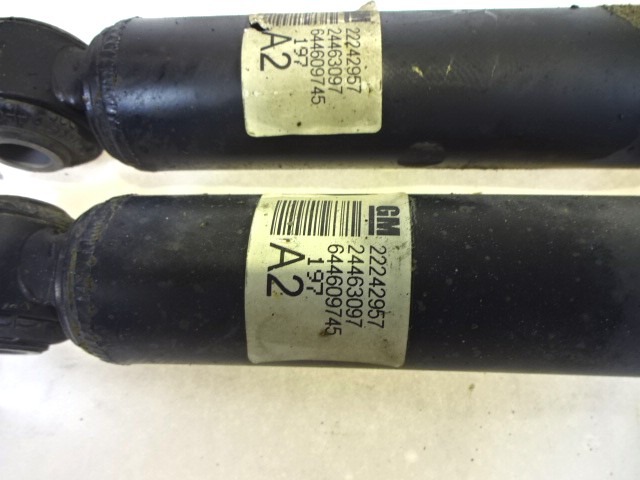 ZADNJI AMORTIZERJI OEM N. 22242957 24463097 ORIGINAL REZERVNI DEL OPEL ASTRA H A04 L48 L08 L35 L67 R 5P/3P/SW (2007 - 2010) DIESEL LETNIK 2007