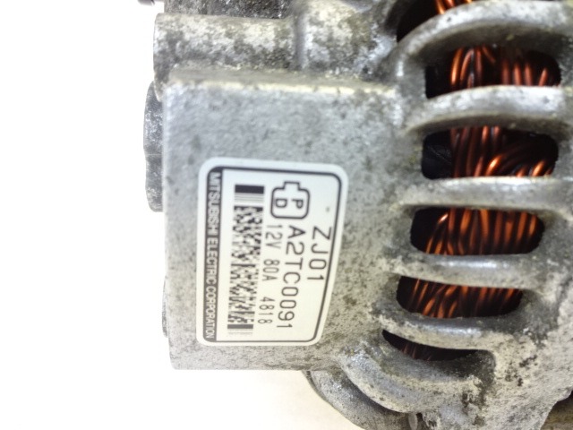 ALTERNATOR OEM N. A2TC0091 ORIGINAL REZERVNI DEL MAZDA 3 MK1 BK (2003 - 2009)BENZINA LETNIK 2004