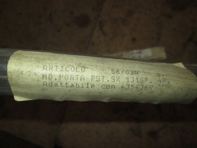 ZUNANJI PROFILI IN LETVE OEM N. 4354369 ORIGINAL REZERVNI DEL FIAT 131 (1974 - 1985)BENZINA LETNIK 1974