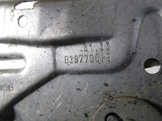 MEHANIZEM VETROBRANSKEGA STEKLA PREDNJIH VRAT OEM N. 513383977069 ORIGINAL REZERVNI DEL BMW Z3 E36 (1995 - 2002) BENZINA LETNIK 1997