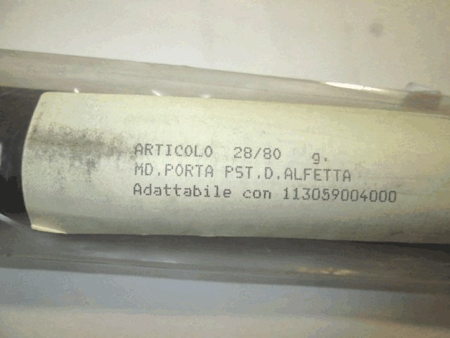 ZUNANJI PROFILI IN LETVE OEM N. 113059000000 ORIGINAL REZERVNI DEL ALFA ROMEO ALFETTA 116 (1972 - 1984)BENZINA LETNIK 1972