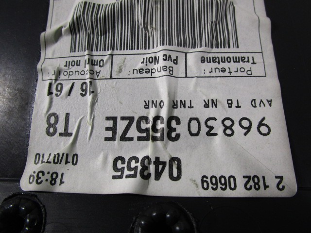 NOTRANJA OBLOGA SPREDNJIH VRAT OEM N. PNADTPG50080UMK1SV5P ORIGINAL REZERVNI DEL PEUGEOT 5008 0U 0E MK1 (2009 - 2013) DIESEL LETNIK 2010