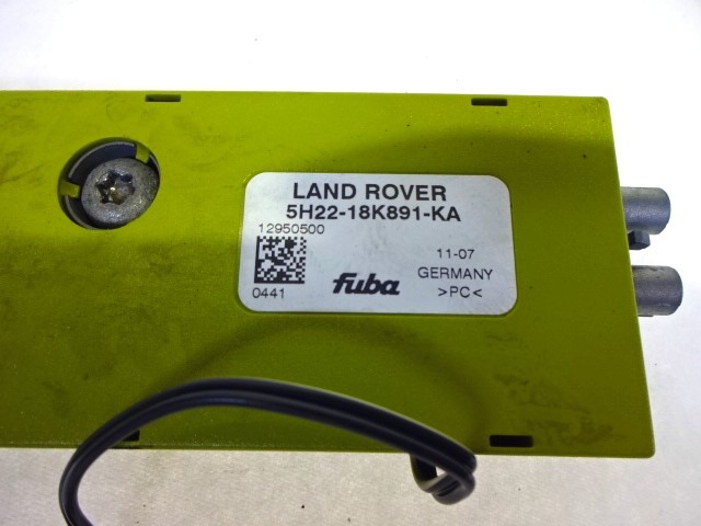 OJACEVALEC / ANTENA OEM N. 5H22-18K891-KA ORIGINAL REZERVNI DEL LAND ROVER RANGE ROVER SPORT L320 MK1 (2005 - 2010) DIESEL LETNIK 2008