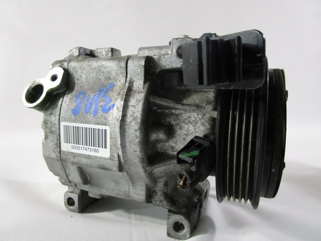 KOMPRESOR KLIME  OEM N. 51747318 ORIGINAL REZERVNI DEL LANCIA Y YPSILON 312 (dal 2011)BENZINA/GPL LETNIK 2014