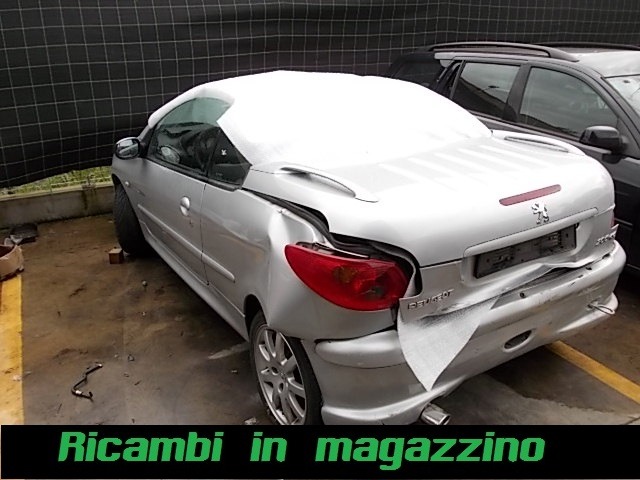 PEUGEOT 206 CC 1.6 D 80KW 5M 2P (2005) RICAMBI IN MAGAZZINO 