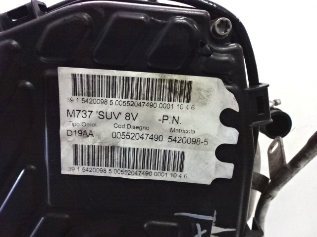 MOTOR OEM N. D19AA ORIGINAL REZERVNI DEL FIAT SEDICI FY (2006 - 4/2009) DIESEL LETNIK 2007