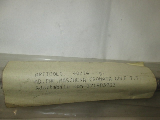 ZUNANJI PROFILI IN LETVE OEM N. 171805903 ORIGINAL REZERVNI DEL VOLKSWAGEN GOLF I 17 155 MK1 (1974 - 1983)BENZINA LETNIK 1974