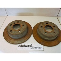 ZADNJI ZAVORNI DISKI OEM N. 1694230312 ORIGINAL REZERVNI DEL MERCEDES CLASSE A W169 5P C169 3P (2004 - 04/2008) DIESEL LETNIK 2007