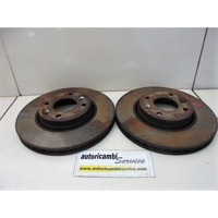 SPREDNJI ZAVORNI DISKI OEM N. 40206AX600 ORIGINAL REZERVNI DEL NISSAN MICRA K12 K12E MK3 (2002 - 2010) BENZINA LETNIK 2007