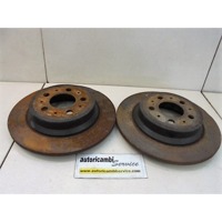 ZADNJI ZAVORNI DISKI OEM N. 9434167 ORIGINAL REZERVNI DEL VOLVO S60 384 MK1 (2001 - 2009) DIESEL LETNIK 2005