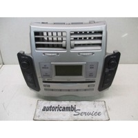 RADIO CD / OJACEVALNIK / IMETNIK HIFI OEM N. 86120-0D210 ORIGINAL REZERVNI DEL TOYOTA YARIS P9 MK2 (01/2006 - 2009) DIESEL LETNIK 2007