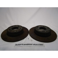 ZADNJI ZAVORNI DISKI OEM N. 2104231012 ORIGINAL REZERVNI DEL MERCEDES CLASSE CLK W209 C209 COUPE A209 CABRIO (2002 - 2010)DIESEL LETNIK 2003
