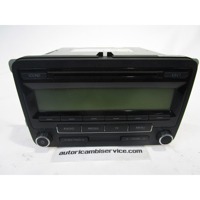 RADIO CD / OJACEVALNIK / IMETNIK HIFI OEM N. 1K0035186AA ORIGINAL REZERVNI DEL VOLKSWAGEN GOLF VI 5K1 517 AJ5 MK6 (2008-2012) BENZINA LETNIK 2009