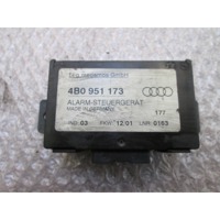 RACUNALNIK AVTOALARMA/BLOKADA MOTORJA OEM N. 4B0951173 ORIGINAL REZERVNI DEL AUDI A6 C5 4B 4B5 4B2 BER/SW (1997 - 2001) DIESEL LETNIK 2001