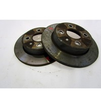 ZADNJI ZAVORNI DISKI OEM N. 9196587 ORIGINAL REZERVNI DEL OPEL MERIVA A X03 R (2006 - 2010) BENZINA/GPL LETNIK 2010