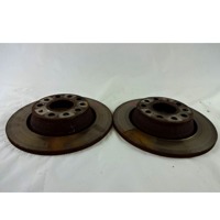 ZADNJI ZAVORNI DISKI OEM N. 5Q0615601G ORIGINAL REZERVNI DEL VOLKSWAGEN PASSAT B6 3C2 3C5 BER/SW (2005 - 09/2010)  DIESEL LETNIK 2007