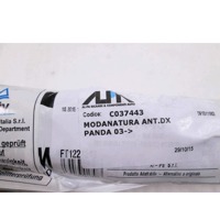 OKRASNI PROFILI SPREDNJEGA ODBIJACA  OEM N. #RIF! ORIGINAL REZERVNI DEL FIAT PANDA 169 (2003 - 08/2009) BENZINA LETNIK 2003