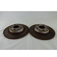 ZADNJI ZAVORNI DISKI OEM N. 5Q0615601G ORIGINAL REZERVNI DEL VOLKSWAGEN PASSAT B6 3C2 3C5 BER/SW (2005 - 09/2010)  DIESEL LETNIK 2006