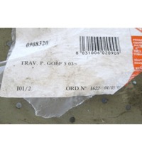 TRAVERZA ZADNJEGA ODBIJACA  OEM N. 908320 ORIGINAL REZERVNI DEL VOLKSWAGEN GOLF V 1K1 1K5 MK5 BER/SW (02/2004-11/2008) DIESEL LETNIK 2004