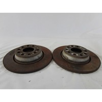 ZADNJI ZAVORNI DISKI OEM N. 5Q0615601G ORIGINAL REZERVNI DEL VOLKSWAGEN PASSAT B6 3C2 3C5 BER/SW (2005 - 09/2010)  DIESEL LETNIK 2007