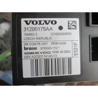 DVIZNI MEHANIZEM SPREDNIH STEKEL  OEM N. 31295175AA ORIGINAL REZERVNI DEL VOLVO V50 545 R (2007 - 2012) DIESEL LETNIK 2011