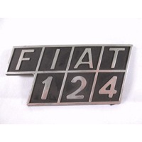 SPREDNJI IN ZADNJI EMBLEM OEM N.  ORIGINAL REZERVNI DEL FIAT 124 (1966 - 1974)BENZINA LETNIK 1966