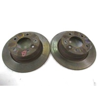 ZADNJI ZAVORNI DISKI OEM N. 34216855007 ORIGINAL REZERVNI DEL BMW SERIE 1 BER/COUPE/CABRIO E81/E82/E87/E88 LCI R (2007 - 2013) DIESEL LETNIK 2010