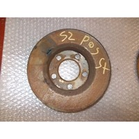 ZADNJI ZAVORNI DISKI OEM N. 1J0615601N  ORIGINAL REZERVNI DEL SEAT IBIZA 6L1 MK3 R (02/2006 - 2008) BENZINA LETNIK 2007