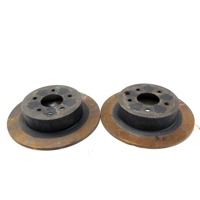 ZADNJI ZAVORNI DISKI OEM N. 43206JD00B ORIGINAL REZERVNI DEL NISSAN QASHQAI J10E (03/2010 - 2013) DIESEL LETNIK 2013