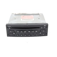 RADIO CD / OJACEVALNIK / IMETNIK HIFI OEM N. 96476647XT ORIGINAL REZERVNI DEL PEUGEOT 206 / 206 CC 2A/C 2D 2E/K (1998 - 2003) BENZINA LETNIK 2003