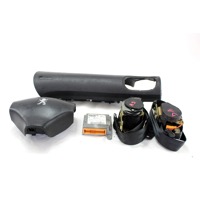 KIT AIRBAG KOMPLET OEM N. 9650136880 ORIGINAL REZERVNI DEL PEUGEOT 206 / 206 CC 2A/C 2D 2E/K (1998 - 2003) BENZINA LETNIK 2003