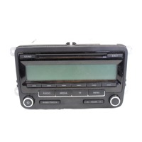 RADIO CD / OJACEVALNIK / IMETNIK HIFI OEM N. 5M0035186AA ORIGINAL REZERVNI DEL VOLKSWAGEN TIGUAN 5N MK1 (2007 - 2011)DIESEL LETNIK 2010