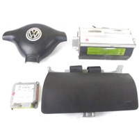 KIT AIRBAG KOMPLET OEM N. 1J0909609 ORIGINAL REZERVNI DEL VOLKSWAGEN GOLF IV 1J1 1E7 1J5 MK4 BER/SW (1998 - 2004) DIESEL LETNIK 1999