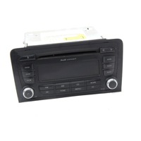 RADIO CD / OJACEVALNIK / IMETNIK HIFI OEM N. 8P0035186P ORIGINAL REZERVNI DEL AUDI A3 MK2 8P 8PA 8P1 (2003 - 2008)DIESEL LETNIK 2007